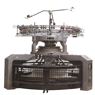 Open-width double jersey circular knitting machine